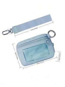 Dompet Mini Tempat Kartu Identitas - Baby Blue - View 7