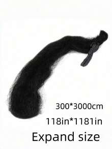 1 Pc Set Of Bird Net, Plastic/Nylon Bird Repellent Net, Trap For Protecting Crops, Ponds, Fishing Nets, Fruit Trees, Flowers, Gardens, And Pest Control Tools. - Black - View 12