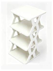 Multi‑Layer X‑Shape Shoe Rack, Space‑Saving Slim Shoe Organizer, Portable Stable Shoe Storage Shelf For Entryway Dorm Apartment - Multicolor - View 21