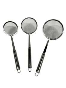 1pc 304 Stainless Steel Filter Net, Ultra-Fine Home Juicer Filter, Strainer, Oil Residue Separator, Kitchen Colander, Cuisine, Home Decor, Passoire, Summer, Kitchen Utensils, Kitchen Sieve, Kitchen Accessories, Essential Kitchen Tools Gift For Home - Multicolor - View 10