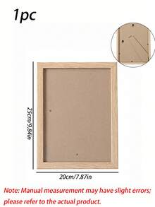 3/2/1件裝木製相框 10X15 15X20 20X25 A4 木色照片框 附相框架 照片牆裝飾 紀念禮物 - 淺木色 - 查看 35