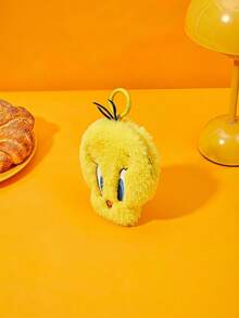 LOONEY TUNES X POKOJA LAND 1pc Co-Branded 3D Head Keychain, Classic Design, Can Be Hung On Bags, Key Chains, Schoolbags, Great For Teenagers & Adults, A Unique Gift For Birthday Or Anniversary - Yellow - View 4