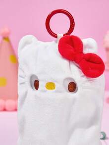 HELLO KITTY AND FRIENDS | POKOJA LAND 聯名款3D絨毛吊飾鑰匙圈，可愛立體造型，經典設計，可掛在包包、鑰匙圈、書包等，適合青少年與成人等所有年齡層 - 白色 - 查看 8
