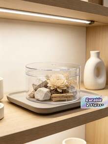 10/20 Packs Clear Lidded Acrylic Display Boxes - Square Clear Cube Containers, Ideal For Candies, Home & Office Decor, Parties, Wedding Favors, Valentine's Day Events And Multi-Purpose Storage, Gift Boxes, Jewelry And Mor - transparent - View 1