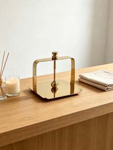 Pure Metal Paper Towel Holder, Square Frame, Restaurant/Hotel Dining Table Paper Towel Rack, Minimalist Napkin Holder, European-Style Paper Press Holder. - Multicolor - View 14