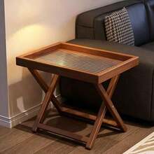 Foldable Coffee Table, Living Room Sofa Side Small Tea Table, Bedroom Nightstand, Portable Design, Suitable For Indoor, Patio, Camping, Space-Saving Living Room Furniture, Balcony, Terrace - Multicolor - View 10