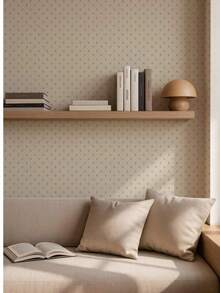 Removable Adhesive Wallpaper With Simple Antique Pink Pattern, Classic Modern Botanical Design, Timeless Traditional Wallpaper - 1PC - View 4