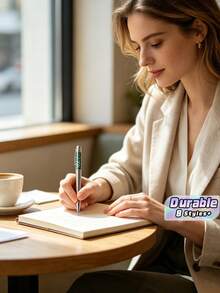 1pc Classic Metal Rollerball Pen, 0.7mm Nib, Writing Ink, Elegant Office And School Stationery Ballpoint Pen. - 3010P - View 1