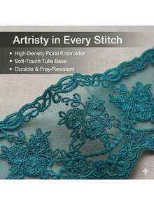 5 Yards European Crown Embroidery Lace Trim, Suitable For Wedding Decorations, Curtains, Tablecloths, Clothing Embellishments, Home Decor, And Beginner Sewing - Multicolor - View 5