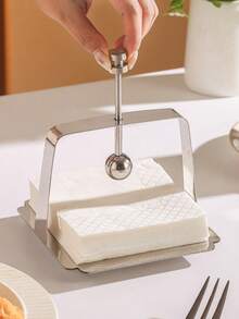Pure Metal Paper Towel Holder, Square Frame, Restaurant/Hotel Dining Table Paper Towel Rack, Minimalist Napkin Holder, European-Style Paper Press Holder. - Multicolor - View 6