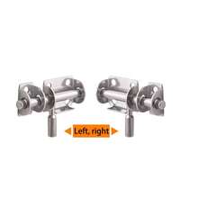 Mini Sliding Bolt Gate Latch, 2.6 Inch Heavy Duty Stainless Steel Barrel Bolt With Padlock Hole, Interior Door Latches (4/6Pack) - 2 inch latch round handle - View 8