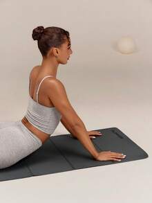 GLOWMODE Weekend Flow 7-Fold Yoga Mat With Double-Sided Textured Grip & 6MM Cushioning Yoga Studio Gym Fitness Daily Active  - Grey - View 9
