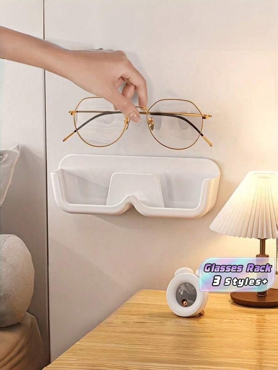 Glasses Storage Rack Wall-Mounted Hanging Organizer Plastic Holder For Eyewear Fashion Glasses Jewelry Display Space Saver Daily Must Have Smart Choice - View 1