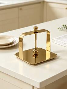 Pure Metal Paper Towel Holder, Square Frame, Restaurant/Hotel Dining Table Paper Towel Rack, Minimalist Napkin Holder, European-Style Paper Press Holder. - Multicolor - View 18