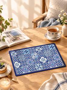 American Style Kitchen Drying Mat, Quick Water Absorbent Countertop Mat, Heat Resistant Coffee Machine Pad, Easy Clean Table Mat - B - View 5