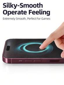 Teckwe 2 buah Pelindung Layar Privasi Matte Kompatibel dengan iPhone 18 Pro Max, Terbuat dari Film TPU Lembut (Bukan Kaca Tempered), Anti Jatuh dan Anti Benturan, Pelindung Layar dengan Fungsi Privasi, Kompatibel dengan iPhone 18 Pro Max/18 Pro/Duo/17 Pro Max/16/15/14/13/12/11/XS/8/7, Bahan Non-Kaca - Hitam - View 4