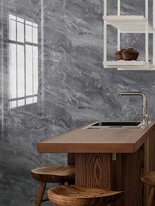 22 Pieces Marble Tile Stickers Peel And Stick Wallpaper Easy To Apply Remove Waterproof Oil Proof Heat Resistant Kitchen Bathroom Backsplash Countertop Home Renovation Self Adhesive Vinyl Wall Decor - multicolor - View 7