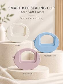 Haus Hana 1pc Reusable Sealing Clips, Multifunctional Bag Clamps For Home Organization & Daily Storage - multicolor - View 6