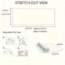 Removable Adhesive Wallpaper With Simple Antique Pink Pattern, Classic Modern Botanical Design, Timeless Traditional Wallpaper - 1PC - View 7
