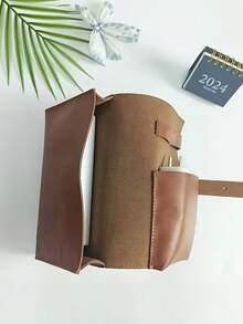 Electronics Organizer, Travel Cable Organizer Bag, PU Leather Electronic Device Storage Pouch, Water-Resistant Cord Organizer For Cables, Chargers, Power Bank, Earbuds, USB Drives, SD Cards, Portable Travel Pouch For Office, Commute And Home - View 5