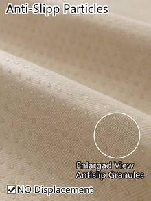 1Pc Four-Season Universal Sofa Cushion Chenier Modern Simple Non-Slip Sofa Cushion Cover, Machine Washable Room Decoration Pet-Friendly Protective Cover, Adjustable Corner Sofa Cover Suitable For Bedroom And Living Room Combination Cover Towel - Beige - View 7