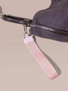 GLOWMODE Glow Everywhere Logo Graphic Keychain Bag Charm Accessory Daily Casual Active   - Pink - View 3