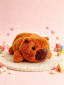 POKOJA LAND 1Pc 11 Styles Animal Round Plush Toys, Ultra Soft Fluffy Stuffed Dolls For Kids Gift - Multicolor - View 3