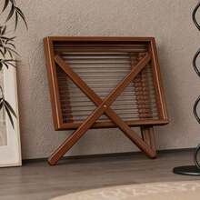 Foldable Coffee Table, Living Room Sofa Side Small Tea Table, Bedroom Nightstand, Portable Design, Suitable For Indoor, Patio, Camping, Space-Saving Living Room Furniture, Balcony, Terrace - Multicolor - View 4
