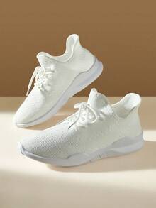 CUCCOO EASI Women's Casual Sneakers - White - View 3