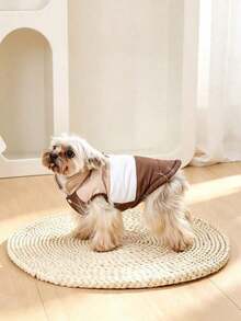 Dog Jacket 1 Piece Warm Autumn/Winter Cozy Fleece Blanket For Small And Medium Dogs With Windproof Coat For Outdoor Use Universal Pet Clothing - Multicolor - View 6