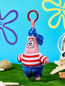 SpongeBob SquarePants | POKOJA LAND ,A Co-Branded 3D Plush Keychain, Cute Standing Shape, Classic Design, Can Be Hung On Bags, Key Chains, Schoolbags, Etc. - Pink - View 4