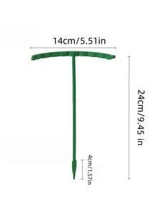 Garden Plant Support Stakes, Plastic Semi‑Circular Plant Cage, Climbing Plant Trellis, Peony Flower Support Stand, For Yard Garden Flower Growth Fixing And Plant Protection - A - View 3
