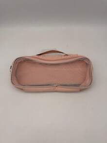 Transparent Mesh Underwear Storage Bag, Portable Travel Lingerie Organizer Pouch With Handle, Large‑Capacity Zipper Storage Case For Socks, Bras, Undergarments, Home & Vacation Use, Multi‑Color Available - Multicolor - View 7