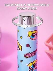 THE POWERPUFF GIRLS X Joivida Manual Pump Spray Bottle, Empty Sub-Bottling,Convenient And Portable, Suitable As A Gift For Friends And Besties - View 9