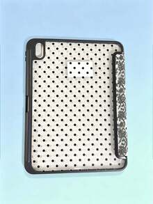 1pc Polka Dot And Lace Print Tablet Case With Multi-Angle Magnetic Stands For 10th Generation 10.9-Inch 2022 Model, 11 (A16 2525), Supports Auto Wake/Sleep Function, Stylish Tablet Accessories - Multicolor - View 5