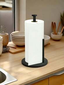 Heavy-Duty Kitchen Paper Towel Holder With Weighted Base – Space-Saving Countertop Storage Unit. Modern Style, Fits Paper Towels & Tissue Rolls. Durable Kitchen Storage Solution, Kitchen Paper Towel Holder - Multicolor - View 5
