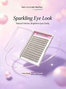 10D 0.07mm 8-16mm Mixed C D Curl Fluffy Wispy Natural Volume Individual Lashes DIY Eyelash Extension Reusable For Women Girls Daily Party Makeup Gift - Multicolor - View 6