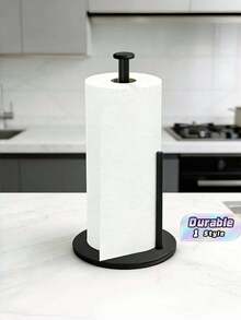 Heavy-Duty Kitchen Paper Towel Holder With Weighted Base – Space-Saving Countertop Storage Unit. Modern Style, Fits Paper Towels & Tissue Rolls. Durable Kitchen Storage Solution, Kitchen Paper Towel Holder - Multicolor - View 1