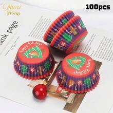 Muroi Mono 100 Cake Cups, Heat-Resistant, Suitable For Holding And Decorating Desserts. It Is Suitable For Family Gatherings, Dessert Shops, Parties, Halloween And Other Festivals To Make Cakes. - Style 4 - View 9