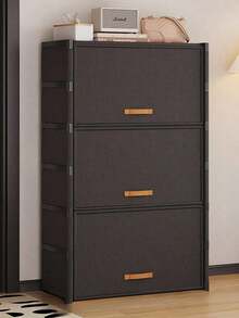1pc Covered Dust-Proof Shoe Rack, Storage Shelf, Space-Saving, Durable & Stylish, Easy To Assemble & Disassemble, Portable, Suitable For Living Room, Bedroom, Entryway, Office, Home, Multi-Layer Storage, Holiday Gift, Christmas Gift, Gift - Multicolor - View 2