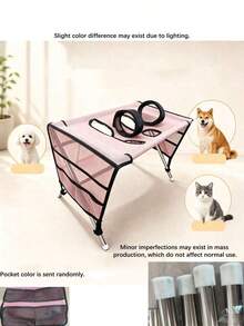 1 [Best‑Selling] Pet Grooming Table For Cats And Dogs, Household Foldable Cat Trimming Styling Pet Grooming Table, Fixed Support Detachable Pet Care Bed, Small Dog Hammock - one-size - View 15