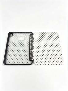 1pc Polka Dot And Lace Print Tablet Case With Multi-Angle Magnetic Stands For 10th Generation 10.9-Inch 2022 Model, 11 (A16 2525), Supports Auto Wake/Sleep Function, Stylish Tablet Accessories - Multicolor - View 4