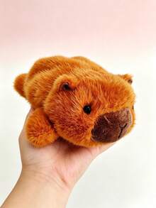 POKOJA LAND 1Pc 11 Styles Animal Round Plush Toys, Ultra Soft Fluffy Stuffed Dolls For Kids Gift - Multicolor - View 2