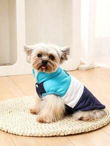 Dog Jacket 1 Piece Warm Autumn/Winter Cozy Fleece Blanket For Small And Medium Dogs With Windproof Coat For Outdoor Use Universal Pet Clothing - Multicolor - View 7