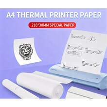 High-Quality Thermal Printing Paper For Home Use A4 Printer 210mm Hanyin Ailixiong Miaomiaoji Printing Paper - White 2 rolls - View 2