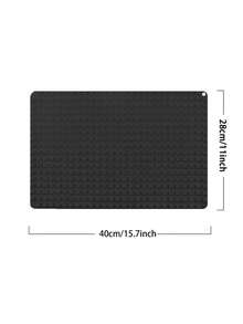 Haus Hana Sink Drain Pad, Kitchen Sink Anti Silicone Pad, Pot Bowl Tableware Drying Pad, Self Draining Pad - Multicolor - View 6