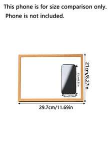 3D Hollow Photo Frame, DIY Dried Flower Frame, Solid Wood Texture Empty Frame, Premium Specimen Frame, 6-Inch Tabletop Photo Frame - Hollow Storage Box - View 4