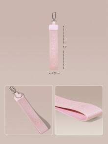 GLOWMODE Glow Everywhere Logo Graphic Keychain Bag Charm Accessory Daily Casual Active   - Pink - View 6