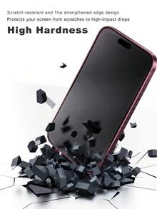 Teckwe 2pcs Full Coverage Matte Anti-Spy Screen Protector Compatible With Iphone 18 Pro Max/Duo, Frosted Privacy Film, 9H Upgraded Edge Protection, Anti-Peeling, Anti-Scratch, Easy Installation, Bubble-Free, Compatible With IPhone 18 Pro Max/Duo/17/17 Pro/17 Pro Max/17 Air/16 Pro Max/16 Plus/15 Pro Max/14/13/12/11 Series - Black - View 7