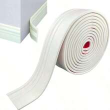 1 Piece 3.85 Inch Wide X 78.7 Inch Easy Install Peel And Stick Nbr Baseboard, Home Decor | Clean Line Finish | Self-Adhesive Trim, Suitable For Walls, Home - Multicolor - View 11